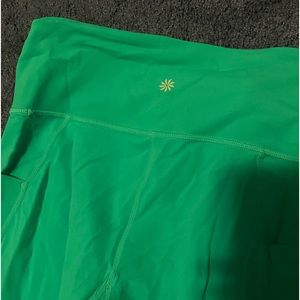 Athleta green leggings small